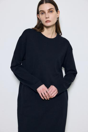 ロングスリーブストレートワンピース 詳細画像