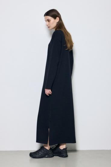 ロングスリーブストレートワンピース 詳細画像