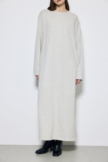 ロングスリーブストレートワンピース 詳細画像