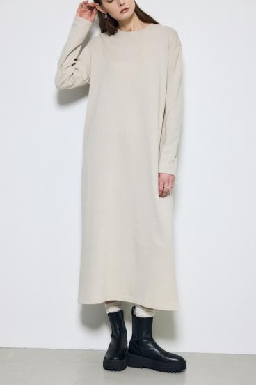 ロングスリーブストレートワンピース 詳細画像