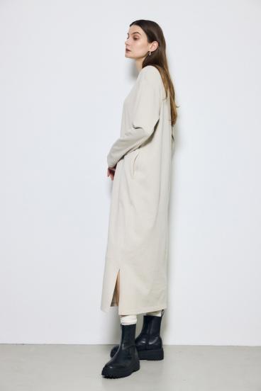 ロングスリーブストレートワンピース 詳細画像
