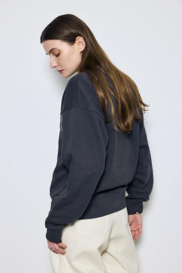 カレッジロゴ スウェットトップス 詳細画像