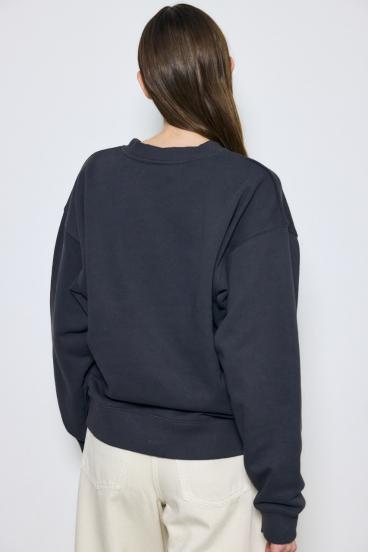 カレッジロゴ スウェットトップス 詳細画像