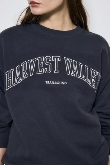 カレッジロゴ スウェットトップス 詳細画像