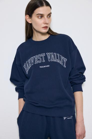 カレッジロゴ スウェットトップス