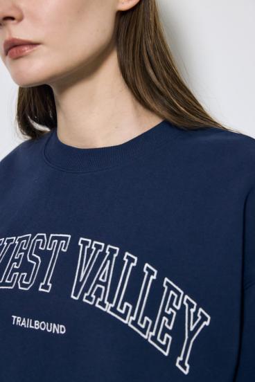 カレッジロゴ スウェットトップス 詳細画像