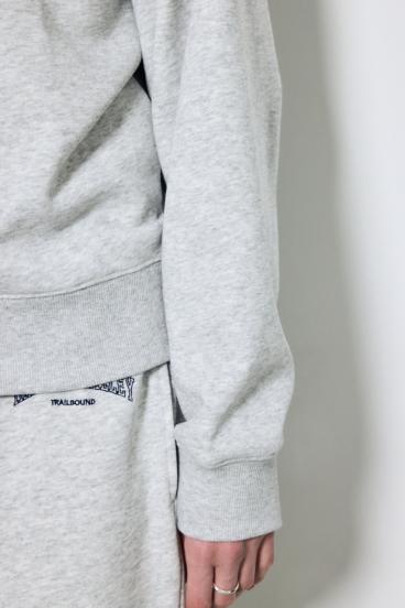 カレッジロゴ スウェットトップス 詳細画像