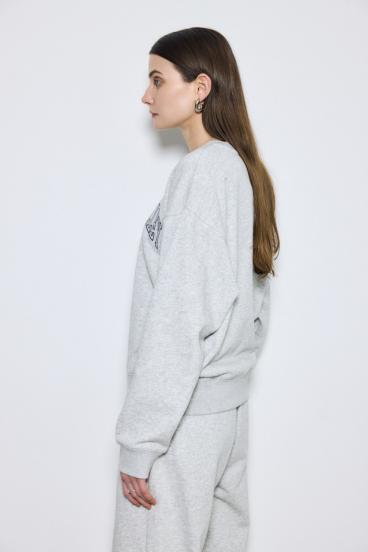 カレッジロゴ スウェットトップス 詳細画像