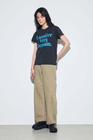 メッセージロゴ半袖Tシャツ 詳細画像