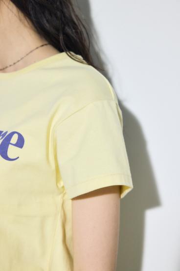 メッセージロゴ半袖Tシャツ 詳細画像