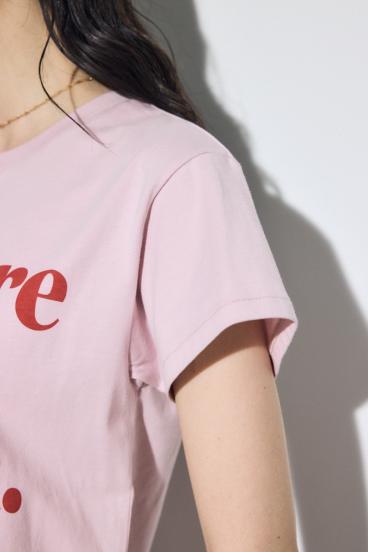 メッセージロゴ半袖Tシャツ 詳細画像