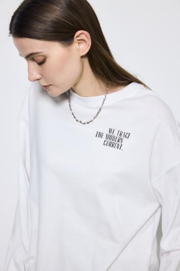 ワンポイントロゴロングTシャツ 詳細画像