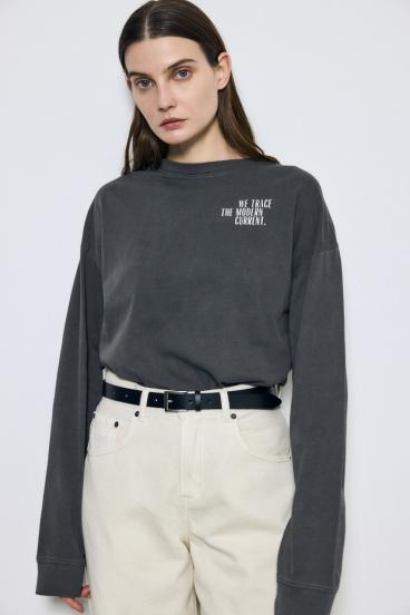 ワンポイントロゴロングTシャツ