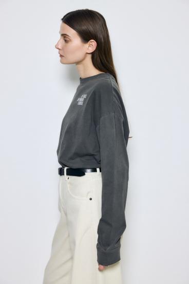 ワンポイントロゴロングTシャツ 詳細画像