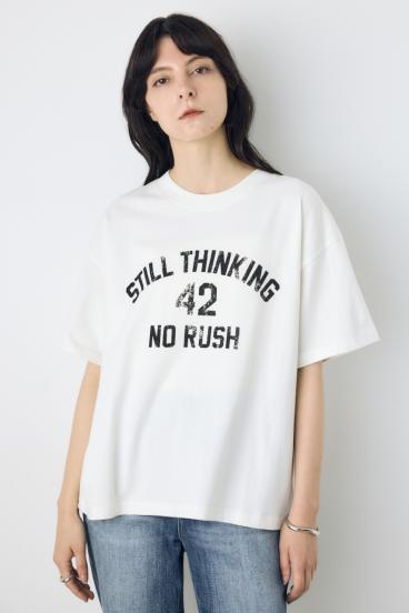 カスレプリントTシャツ