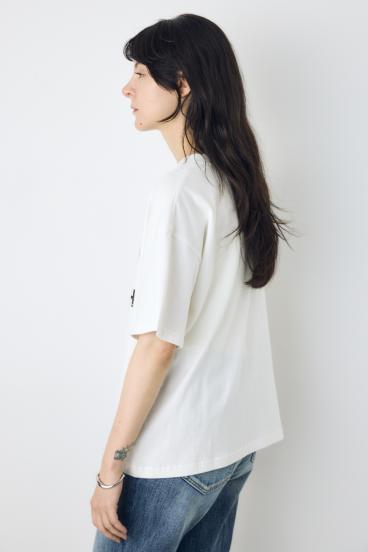 カスレプリントTシャツ 詳細画像