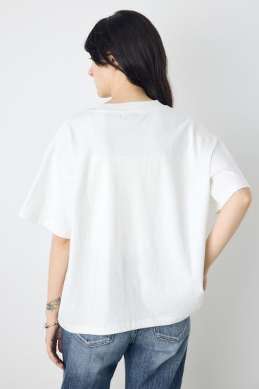 カスレプリントTシャツ 詳細画像