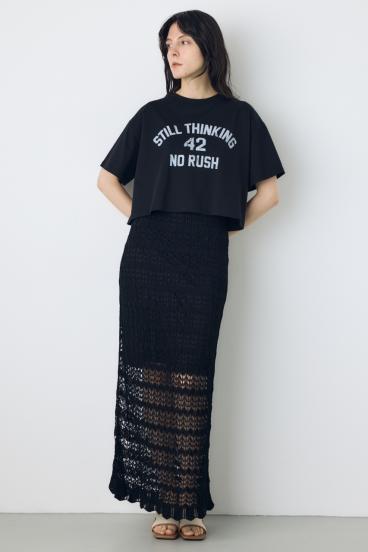 カスレプリントTシャツ 詳細画像