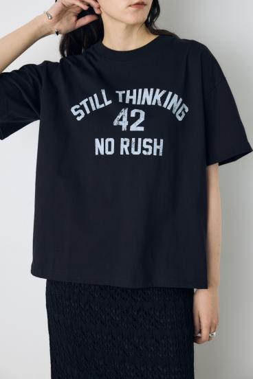 カスレプリントTシャツ