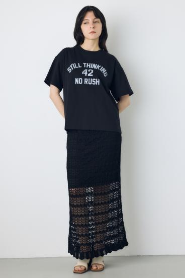 カスレプリントTシャツ 詳細画像