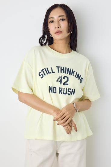 カスレプリントTシャツ 詳細画像