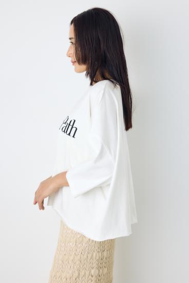 刺繍ロゴTシャツ 詳細画像
