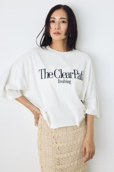刺繍ロゴTシャツ 詳細画像