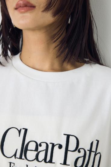 刺繍ロゴTシャツ 詳細画像
