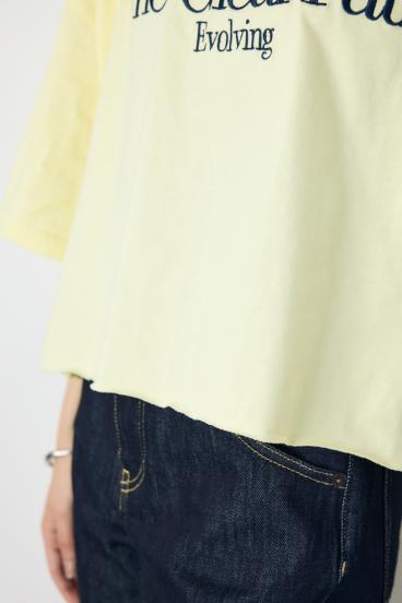 刺繍ロゴTシャツ 詳細画像