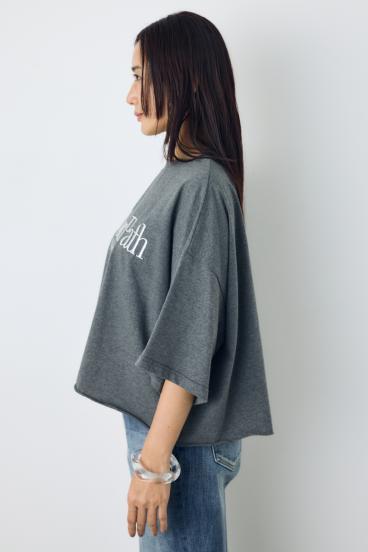 刺繍ロゴTシャツ 詳細画像