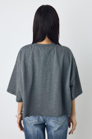 刺繍ロゴTシャツ 詳細画像