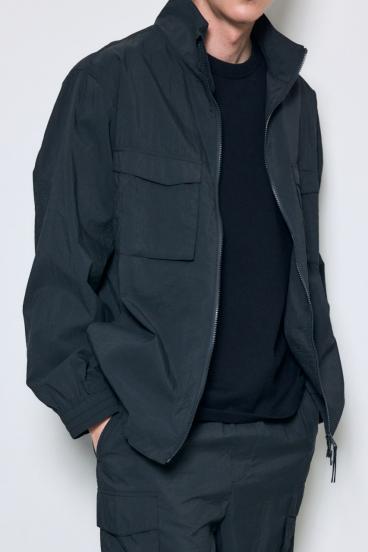 トライファンクションスタンドカラーブルゾン