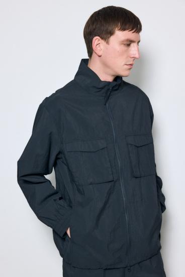 トライファンクションスタンドカラーブルゾン