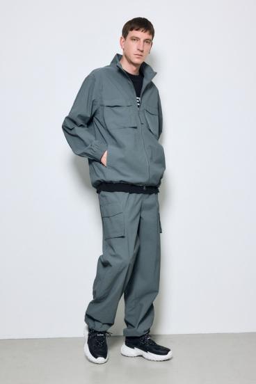 トライファンクションスタンドカラーブルゾン 詳細画像