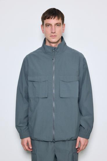 トライファンクションスタンドカラーブルゾン 詳細画像