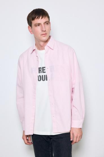 【SS先行アイテム】フレンチリネンCOOLMAXストライプシャツ 詳細画像