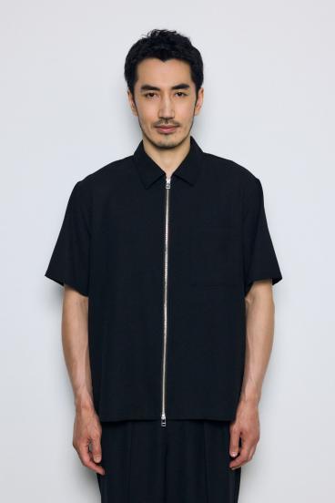 メッシュジップシャツ 詳細画像