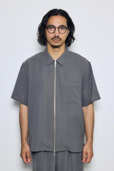 メッシュジップシャツ 詳細画像