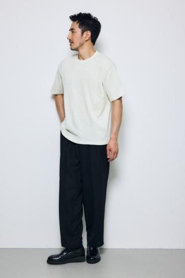 メッシュスラックスパンツ 詳細画像