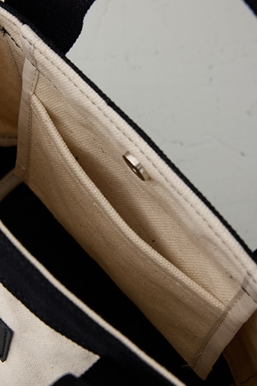 パッチ付きミニトートバッグ 詳細画像