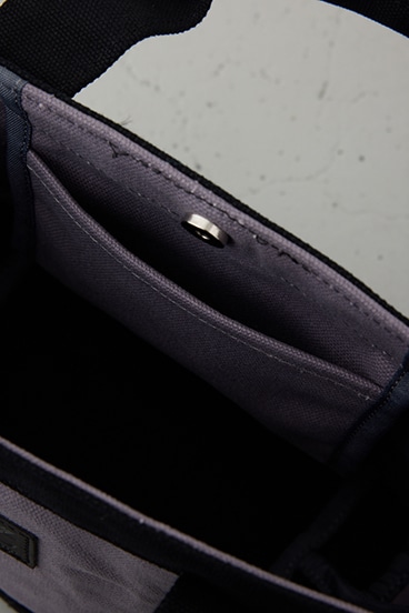 パッチ付きミニトートバッグ 詳細画像