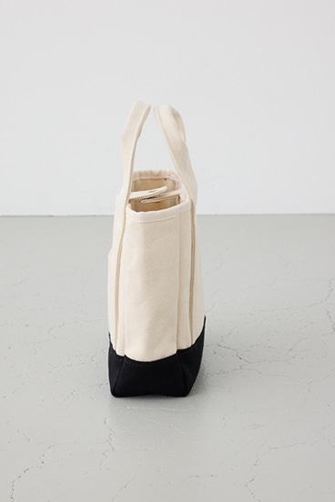 パッチ付きミニトートスクエアバッグ 詳細画像