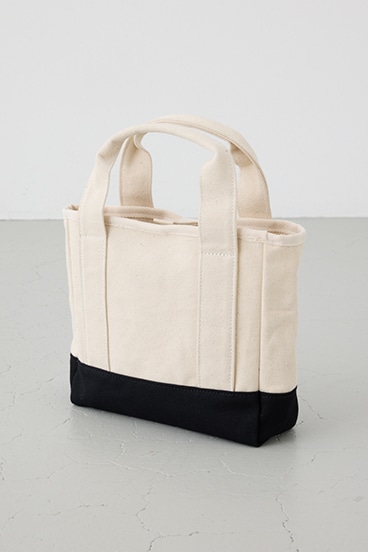 パッチ付きミニトートスクエアバッグ 詳細画像