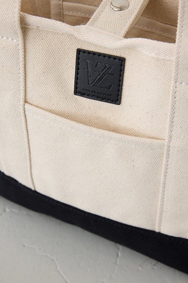 パッチ付きミニトートスクエアバッグ 詳細画像