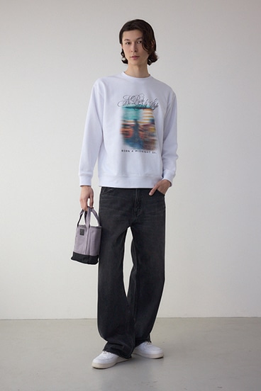 パッチ付きミニトートスクエアバッグ 詳細画像