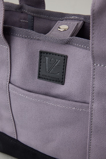 パッチ付きミニトートスクエアバッグ 詳細画像