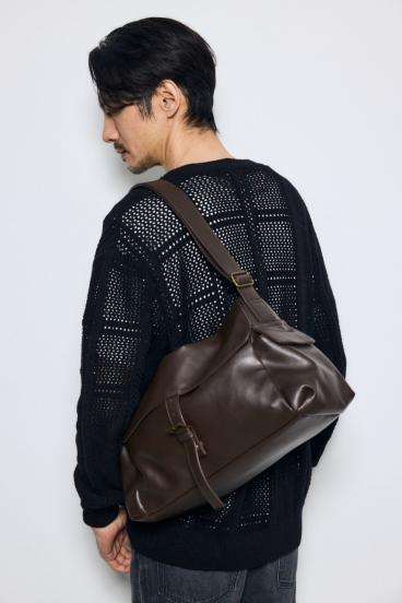 合皮ショルダーバッグ 詳細画像