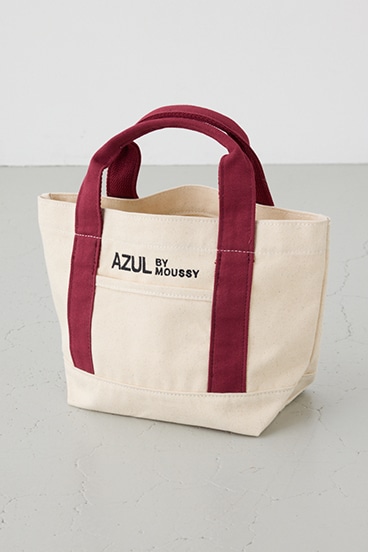 ロゴ刺繍ミニトートバック 詳細画像