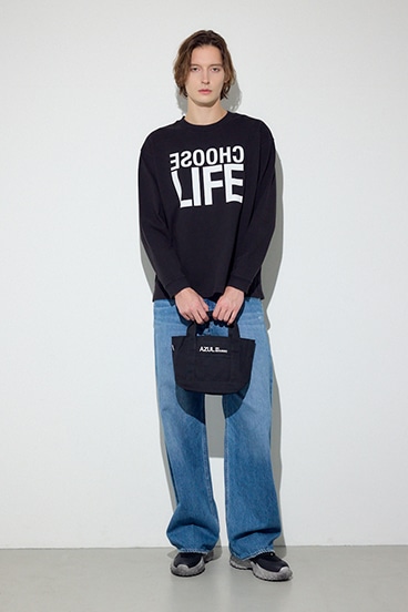 ロゴ刺繍ミニトートバック 詳細画像