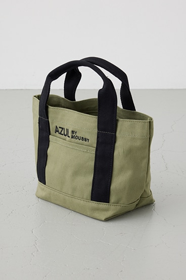 ロゴ刺繍ミニトートバック